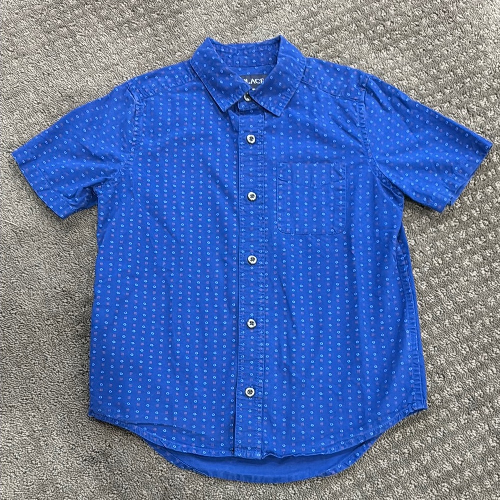 Place Blue Button Down Shirt for Kids
